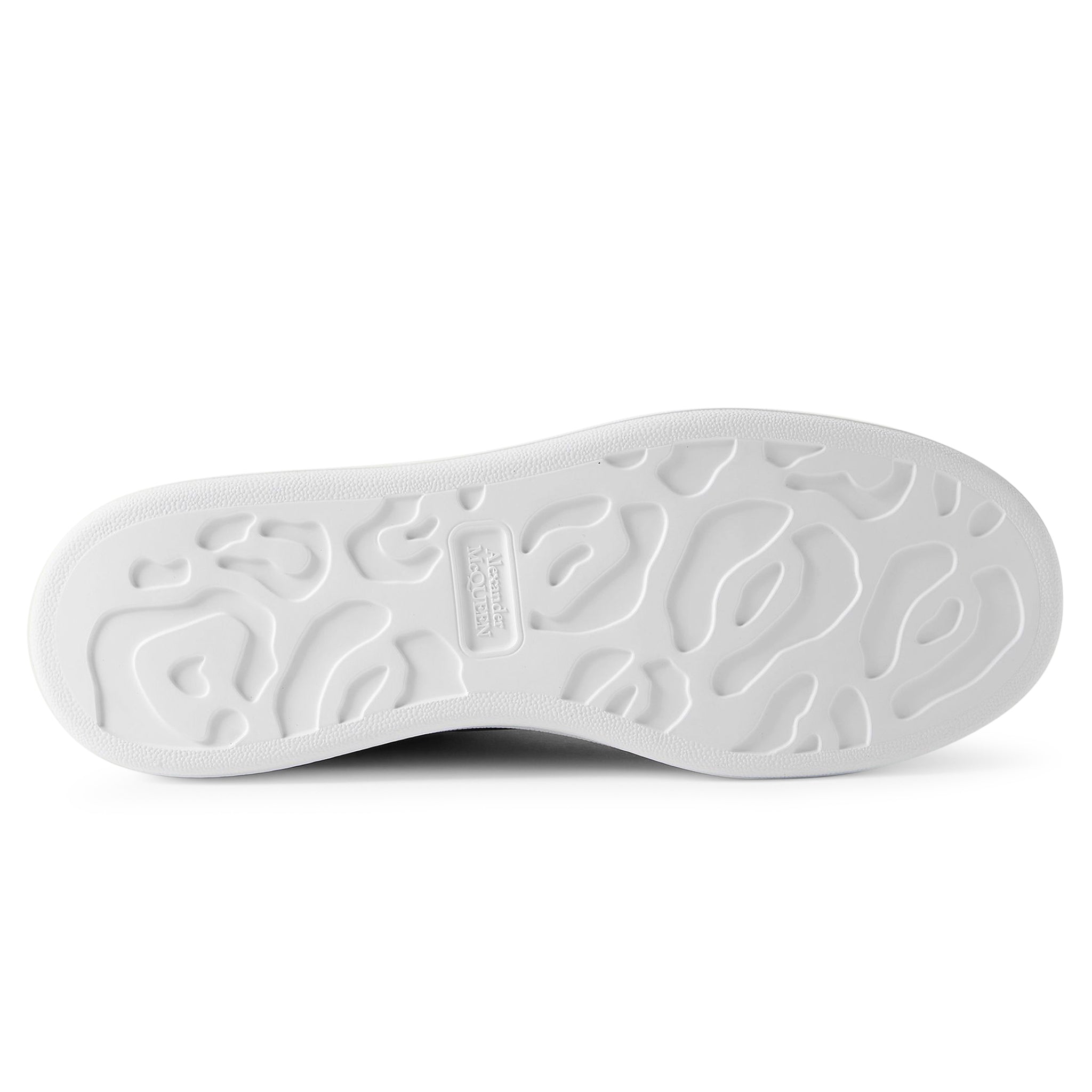 Sole view of Alexander Mcqueen Raised Sole White Pink Sneaker